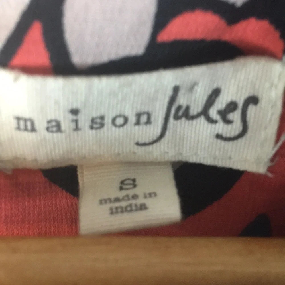 Maison Jules Floral Boho Dress Size Small - Picture 2 of 5